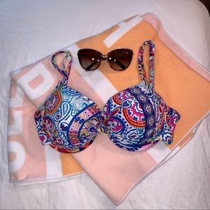 Paisley Bikini Top with Underwire